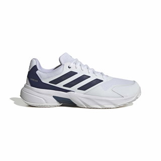 adidas Tennisschuhe CourtJam Control 3 Clay/Sandplatz 2026 weiss/dunkelblau Herren