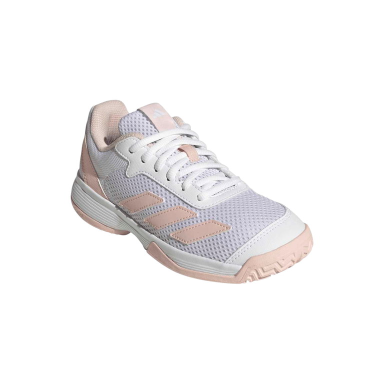 adidas Tennisschuhe Courtflash Allcourt 2025 weiss/rosa Mädchen