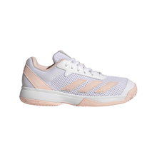 adidas Courtflash Allcourt 2025 tennis shoes white/pink girls