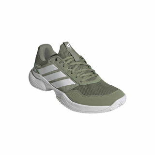 adidas GameCourt 3 Allcourt tennis shoes green/white men's