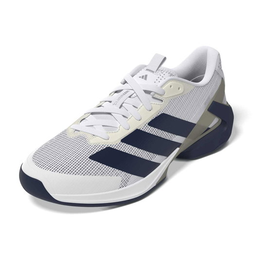 adidas tennis shoes adizero Ubersonic 5 Allcourt/lightweight white/dark blue/silver men