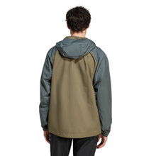 adidas Regenjacke Terrex Multi 2L RAIN.RDY (wasserdicht, atmungsaktiv) grau/braun Herren