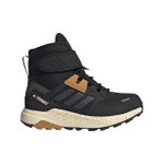 adidas Wanderschuhe Terrex Trailmaker High COLD.RDY (Textil, warm) schwarz/braun/beige Kinder