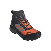 adidas Trekking-Wanderschuhe Terrex Skychaser AX5 Mid Climawarm+ GTX (wasserdicht) schwarz/orange/silber Herren