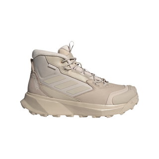adidas zimowe buty trekkingowe Terrex Leather Mid Cut Rain.Rdy Cold.Rdy (wodoodporne, ciepłe) beżowe męskie
