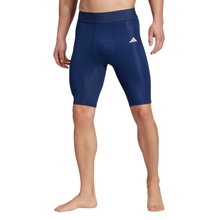 adidas Sportowe Spodnie Techfit (elastyczny pas) krótkie granatowe męskie