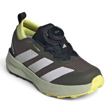 adidas Buty do biegania w terenie Terrex Agravic Boa 2026 (system sznurowania BOA) czarne/żółte dziecięce