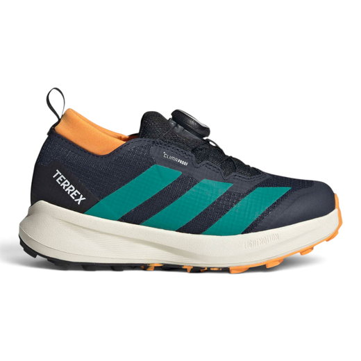 adidas Trail-Laufschuhe Terrex Agravic Boa 2026 (BOA-Schnürsystem) schwarz/blau/orange Kinder