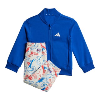 adidas Jogginganzug Saisonal Essentials Adiraptor royalblau/beige Jungen