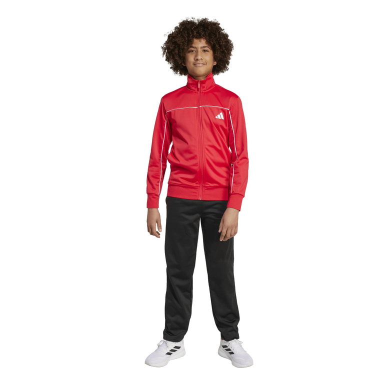 adidas Trainingsanzug Tricot Colourpop Tracksui rot/schwarz Jungen