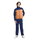 adidas Trainingsanzug Tricot Colourpop Tracksui navyblau/orange Jungen