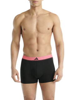 adidas underwear boxershorts trunk Climacool Active Micro Flex Eco black/grey/pink men's - 3 pieces