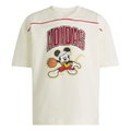 adidas Freizeit-Tshirt Disney Micky Maus Tee (Baumwolle) beige Kinder