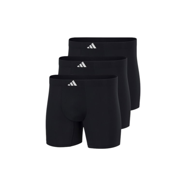 adidas bielizna bokserki Boxer Brief Active Micro Tech czarne męskie - 3 sztuki