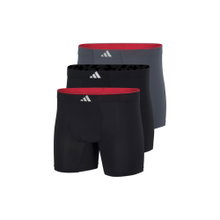 adidas bielizna bokserki Boxer Brief Active Micro Tech szary/czarny męskie - 3 sztuki
