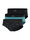 adidas Unterwäsche Slip Brief Active Flex Cotton - schwarz/telablau/grau - 3 Stück
