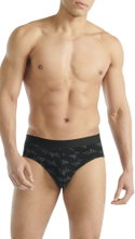 adidas Underwear Slip Brief Active Flex Cotton - black/teal blue/grey - 3 pieces