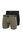 adidas underwear boxershorts ergonomic briefs black/green - 2 pieces