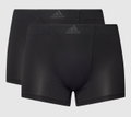 adidas Unterwäsche Boxershorts Trunk mit Logo-Print schwarz - 2 Stück