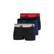 adidas bielizna bokserki Trunk Active Flex Cotton czarny/ciemnoniebieski męskie - 3 sztuki