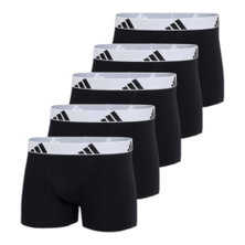 adidas bielizna bokserki trunk Active Flex Cotton czarny/biały - 5 sztuk