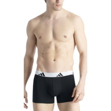 adidas Unterwäsche Boxershorts Trunk Active Flex Cotton schwarz/weiss - 5 Stück