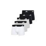 adidas underwear boxershorts trunk active flex cotton black/grey/white - 5 pieces