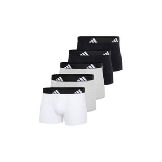 adidas Unterwäsche Boxershorts Trunk Active Flex Cotton schwarz/grau/weiss - 5 Stück