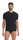 adidas Unterwäsche T-Shirt Crew Neck (95% Baumwolle) Kurzarm schwarz Herren - 2 Stück