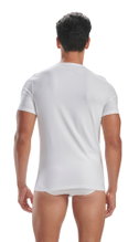 adidas Unterwäsche T-Shirt Crew Neck (95% Baumwolle) Kurzarm weiss Herren - 2 Stück