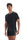 adidas underwear shirt V-neck (100% cotton) short-sleeved black men's - pack of 3