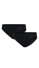 adidas Unterwäsche Slip Bikini Sport Active Light Flex schwarz Damen - 2 Stück