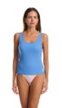 adidas Unterwäsche Tank-Top (schnelltrocknend, feuchtigkeitstransport) blau Damen