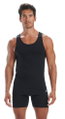 adidas Unterwäsche Tank-Top (4-Wege-Stretch) schwarz Herren - 2 Stück