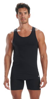 adidas Underwear Tank Top (4-Way Stretch) black Men's - 2 Pieces
