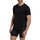 adidas Unterwäsche Tshirt (100% Baumwolle) kürzarm schwarz Herren - 3 Stück