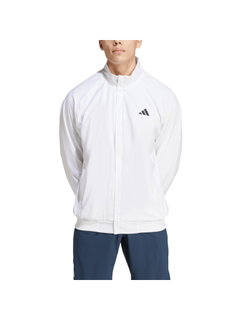 adidas Tennis-Trainingsjacke Walk On (100% Polyester) weiss Herren