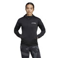 adidas Wanderjacke Terrex Xperior Climawarm Light Fleece (schmal geschnitten) schwarz Damen