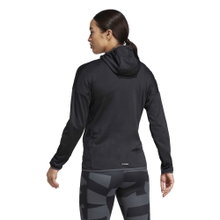 adidas Wanderjacke Terrex Xperior Climawarm Light Fleece (schmal geschnitten) schwarz Damen