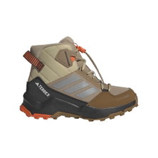 adidas buty trekkingowe Terrex AX4R CLIMAWARM+ Mid (wodoodporne) brązowe dziecięce
