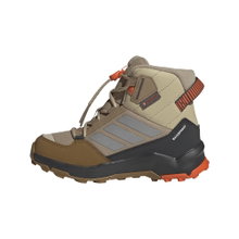adidas buty trekkingowe Terrex AX4R CLIMAWARM+ Mid (wodoodporne) brązowe dziecięce