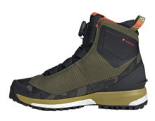 adidas Winter-Wanderschuhe Terrex Conrax BOA RAIN.Ready (PrimaLoft® Isolation) olivegrün/schwarz Herren