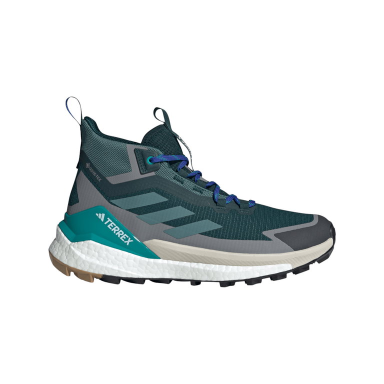 adidas Wanderschuhe Terrex Free Hiker 2.0 GTX Hiking MID (wasserdicht) tealblau/grau Herren