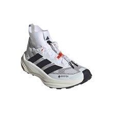 adidas Terrex Freehiker 3 Ultra GTX hiking shoes (quick-lacing system, sock-like construction, waterproof) white/grey men's