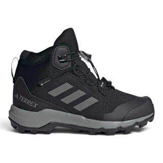 adidas Wanderschuhe Terrex GORE-TEX Mid (wasserdicht) schwarz/grau Kinder