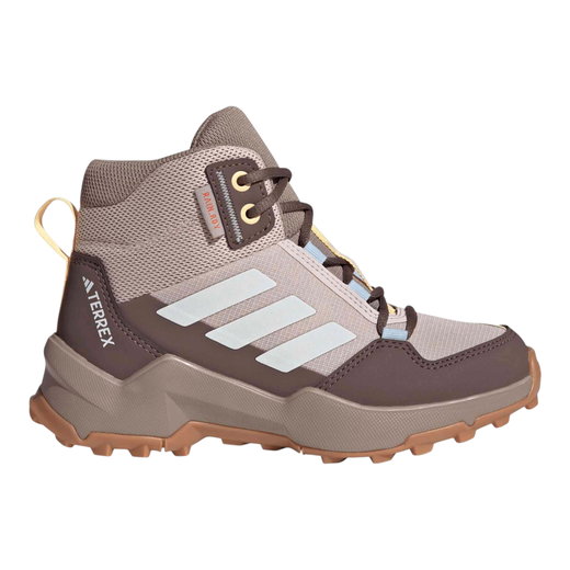 adidas Wanderschuhe Terrex AX4R RAIN.RDY MID (wasserdicht) braun/pink Kinder