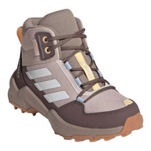 adidas Wanderschuhe Terrex AX4R RAIN.RDY MID (wasserdicht) braun/pink Kinder