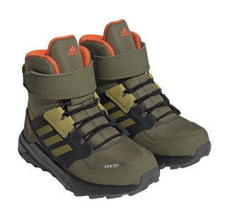 adidas Terrex Trailmaker High COLD.RDY Hiking Shoes Dark Green Kids