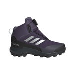 adidas Terrex Winter Boa Mid Rain.RDY (waterproof) purple children's winter hiking shoes