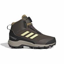 adidas Winter-Wanderschuhe Terrex Winter Boa Mid Rain.RDY (wasserdicht) braun/olivegrün Kinder